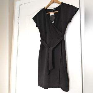 2/$45 NWT✨Rebel Sugar Black V-neck Bodycon Dress